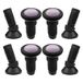 cyclingcolors 8 x patins de meubles pied réglable avec charnière en téflon PTFE patins de chaise pour tubes ronds pieds réglables angle 20°, 25/16 mm