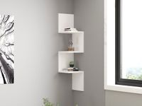 Merkloos Asir Wandplank Wit 25 x 25 x 105,4 cm