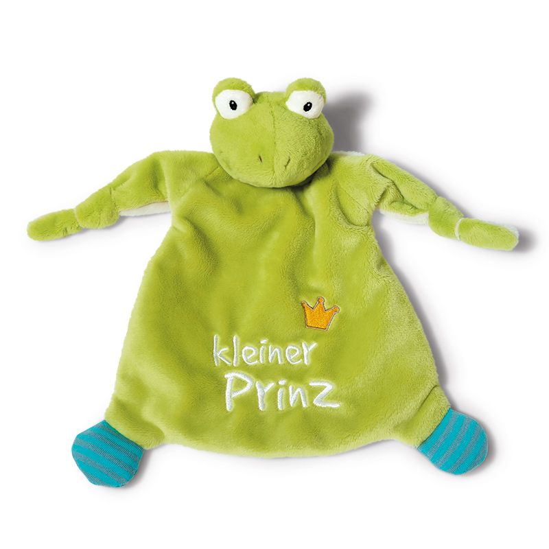 NICI 40045 Babyknuffeldoekje - Pluche - Unisex - 25 cm - Groen/Multi