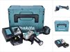 Makita DGA 521 RT1X1J accu haakse slijper 18 V 125 mm X-LOCK Brushless + 1x accu 5,0 Ah + oplader + Makpac