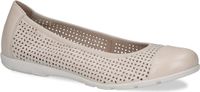 Caprice Dames Ballerina 9-22151-42 Beige Leer Maat 39 EU