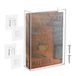 Doorzichtige vitrine voor Bijbel, acryl muurbevestiging verticale en horizontale vitrine, boek vitrine familie oude bijbel heirloom organizer doos voor boek sieraden verzamelaar, 10,25 x 7,2 x 2 inch