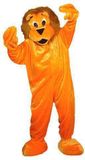 PartyXplosion Oranje leeuw kostuum - Mascotte - pluche - onesize - leeuwen dierenpak - supporters