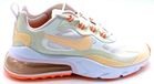 Nike Air Max 270 React SE Sneakers Femme Taille 36.5 Blanc/Multi/Orange