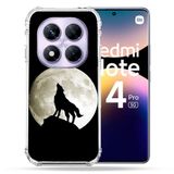 Cokitec Xiaomi Redmi Note 14 Pro 5G Animal Wolf Zwart