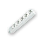 4-voudige stekkerdoos met schakelaar, 1,5 m, 3G, 1,5 mm², zwart