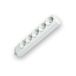 4-voudige stekkerdoos met schakelaar, 1,5 m, 3G, 1,5 mm², zwart