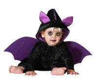 Atosa zwart vleermuiskostuum baby
