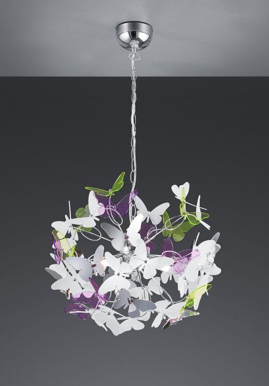 REALITY BUTTERFLY Hanglamp - Chroom - 4x G9 28W - RL LIVE YOUR LIGHT
