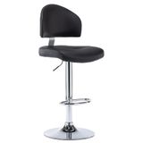 Maison Exclusive - Tabouret de bar en similicuir noir