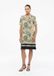 s.Oliver Jurk A-lijn Lange mouw V-hals Dierenprint Polyester 36