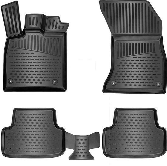 Elmasline 3D Rubber Automatten voor CITROEN C3 2009-2016 [2. Gen] - Zwart