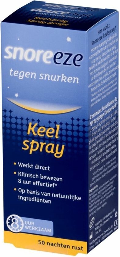 Snoreeze Spray Tegen Snurken