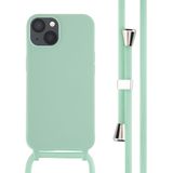 imoshion Siliconen hoesje met koord voor de iPhone 13 - Mintgroen