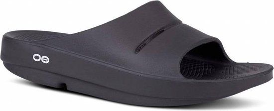 OOFOS Ooahh Slipper - Heren rubberen sandalen - Black