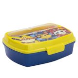 STOR Broodtrommel Kinderen Paw Patrol met Bestek 1464ml - Rechthoekige Lunchbox Plastic BPA-vrij voor School Uitstapjes en Pauze