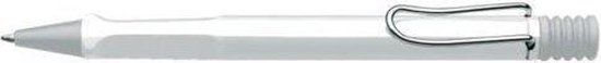 Lamy Safari Balpen Wit Glans Blauw