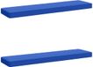 vidaXL - 2-delige - Bankkussens - VUGHT - 2 - st - 100% - Polyester - Koninklijk - Blauw