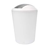 Douceur d'Intérieur 6PSB050BC Flic Flac Afvalemmer, 5,6 l, wit