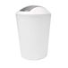 Douceur d'Intérieur 6PSB050BC Flic Flac Afvalemmer, 5,6 l, wit