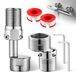 Icecat Adaptateur de robinet de douche en acier inoxydable, passage 1/2" vers 3/4