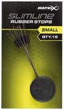 Matrix Slimline Rubber Stops (18 pcs) - Small - Black