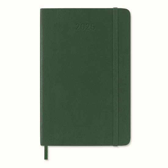 Moleskine 12 Months Weekly Planner 2025 - Pocket - Soft Cover - Myrtle Green