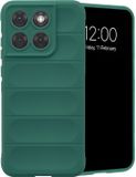 imoshion EasyGrip Backcover - Geschikt voor Motorola Edge 70 Fusion - Donkergroen