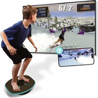 GoBalance Sport - Balance Board - Elektrisch Balansbord - Balanstrainer voor Evenwichtstraining - Wiebelkussen Inclusief Spellen - Balanskussen - Inclusief App