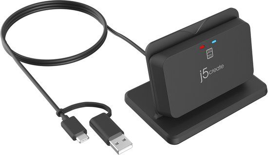 j5create USB™ Smartcard- / CAC-lezerstandaard