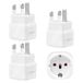 3 stuks reisadapter UK adapter Engeland Duitsland stekker, reisstekker type G stopcontact, reisadapter UK, stekkeradapter Engeland voor EU naar Engeland/Schotland/Ierland/Dubai/Maldiven