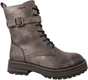 Rieker Veterboot 93024-90 Zilver Platinum Warm Gevoerd