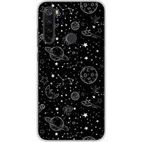 1001 coques Xiaomi Redmi Note 8 Siliconen Hoesje - Galaxy Draw