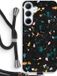 Case Company® - Samsung Galaxy A35 5G Hoesje met Koord - Terrazzo N°10 - TPU Back Cover