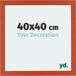 Your Decoration - Cadre photo 40x40 cm - MDF - Orange - Mura