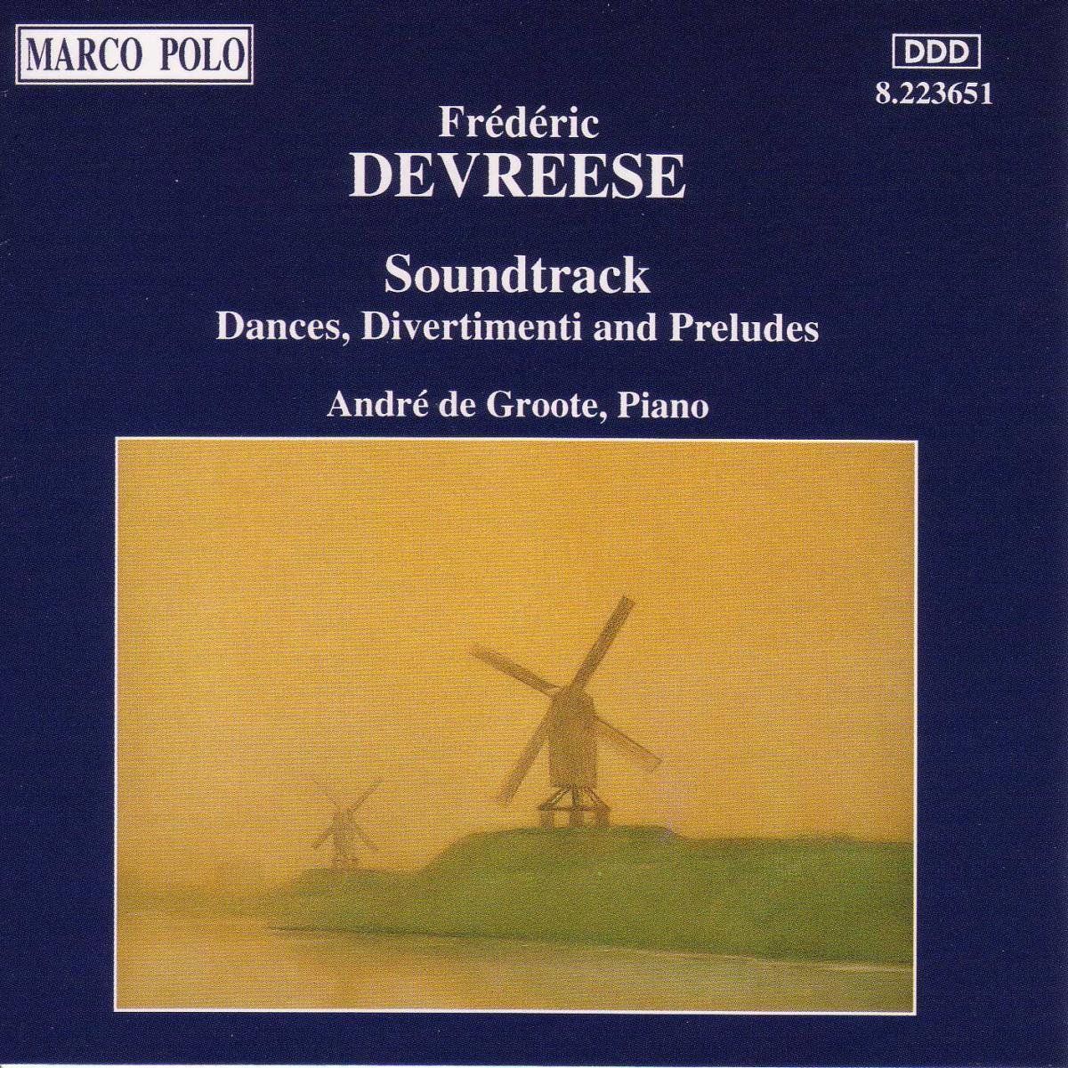 OUTHERE Devreese Frederic: Soundtrack Danze Divertimenti Preludi - CD
