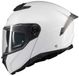 MT Helmets Atom 2 Sv Pure Casque Modulable Blanc M