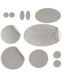 Reparatie Patches voor Donsjas, Tent, 11 Stuks, Waterdicht, Taupe