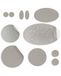 Reparatie Patches voor Donsjas, Tent, 11 Stuks, Waterdicht, Taupe