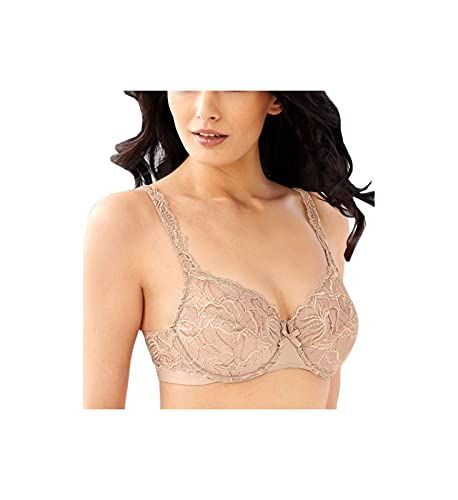 Bali Women's Desire Lace Non-Foam Underwire Bra - Champagne Shimmer - 75B