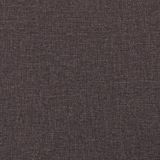 vidaXL Cadre de lit 100x200 cm Tissu Marron foncé