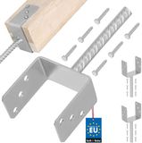 KOTARBAU® 2 stuks Paalhouder Beton