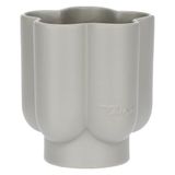 THUN - Cosmetische tas bloem - Stoneware - collectie badkamer accessoires - Ø 12 cm - hoogte 13 cm