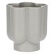 THUN - Cosmetische tas bloem - Stoneware - collectie badkamer accessoires - Ø 12 cm - hoogte 13 cm