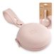 Interbaby Siliconen fopspeenhouder, comfortabel, hygiënisch, uniseks, verstelbaar, eenvoudige bevestiging, met ritssluiting, BPA-vrij, roze make-up