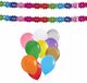 Haza - Verjaardag kamer versiering set - 2x feestslingers en 50x ballonnen
