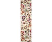 Safavieh Tapijtloper Gabrielle 66 x 244 cm Ivoorkleurig
