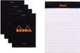 Rhodia Notitieblok N12 Gelijnd Zwart 8,5x12 cm 80 vel 10 stuks