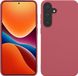 kwmobile telefoonhoesje geschikt voor Samsung Galaxy S25 - Back Cover - TPU - Donkerroze