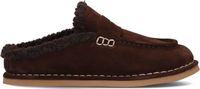 Shabbies Amsterdam WILJA PENNY Slipper Suede Warm Brown - Maat 40